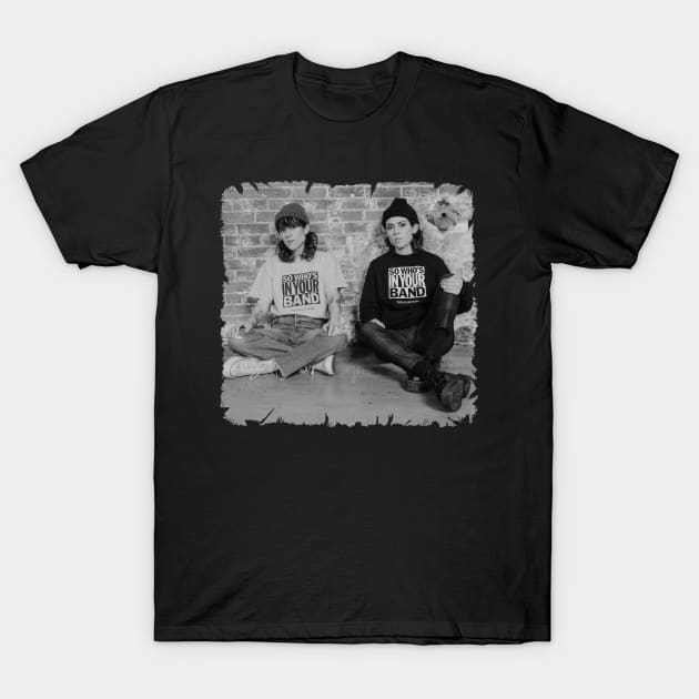 Tegan And Sara T-Shirt by Powder.Saga art